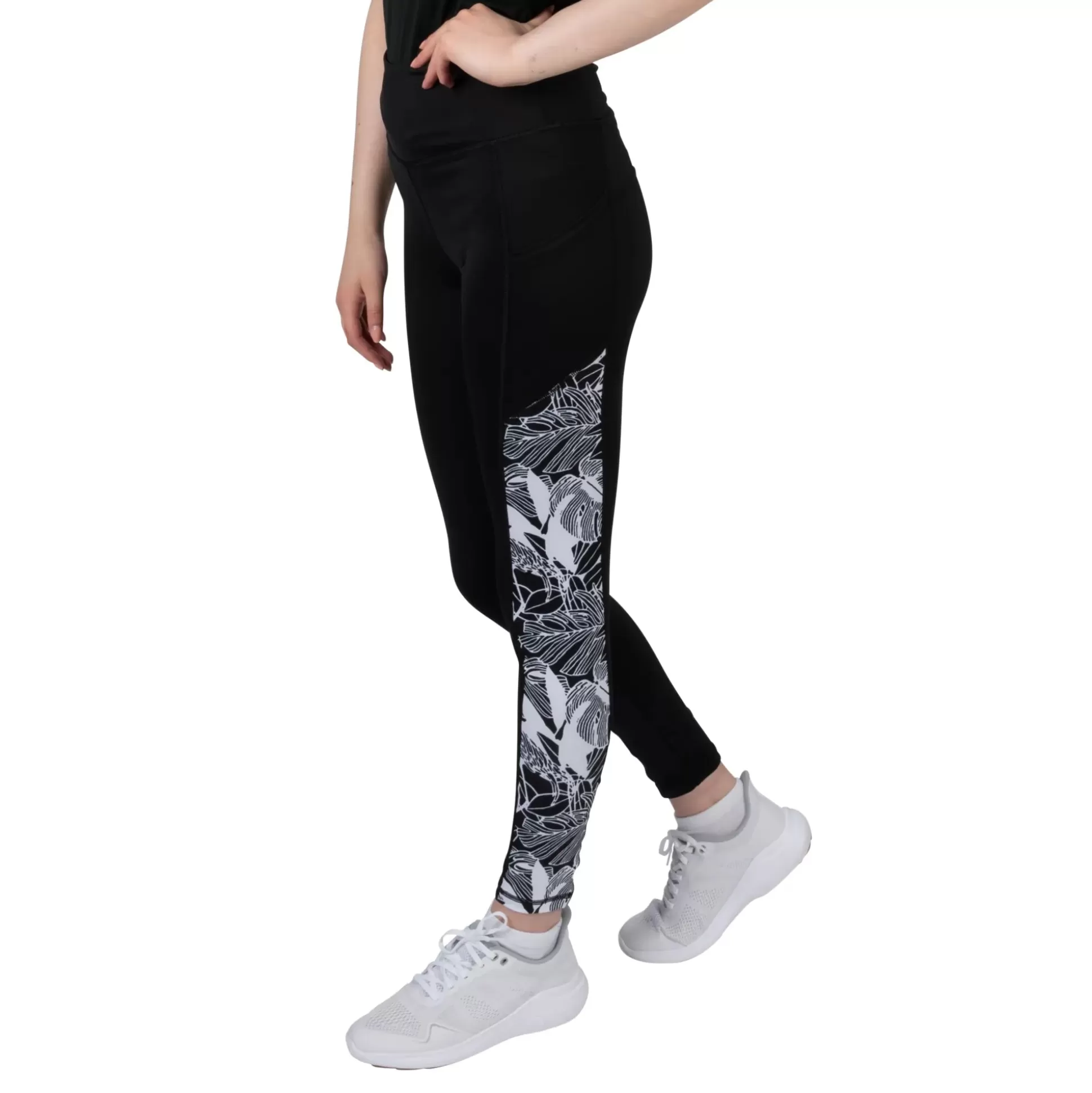 PANTS / LEGGINGS^Nancy Lopez Power Legging Lush Black / White (Lush Print)